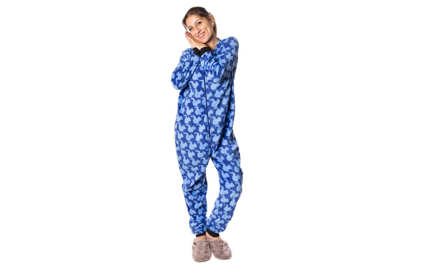 Image 7: Women's Fleece Onesie