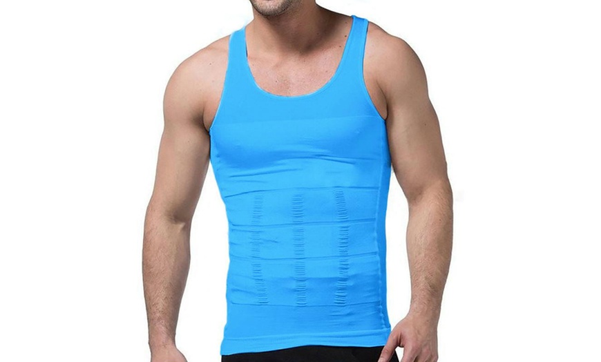 Image 5: Men's Slimming Vest