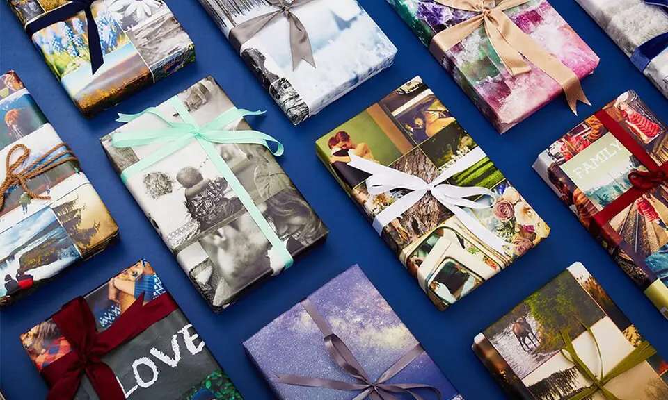 6' or 18' Roll of Custom Photo Wrapping Paper from Collage.com (60% Off)  - Primary Image