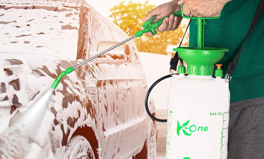 Image 3: 5L or 8L Outdoor Garden Pressure Sprayer