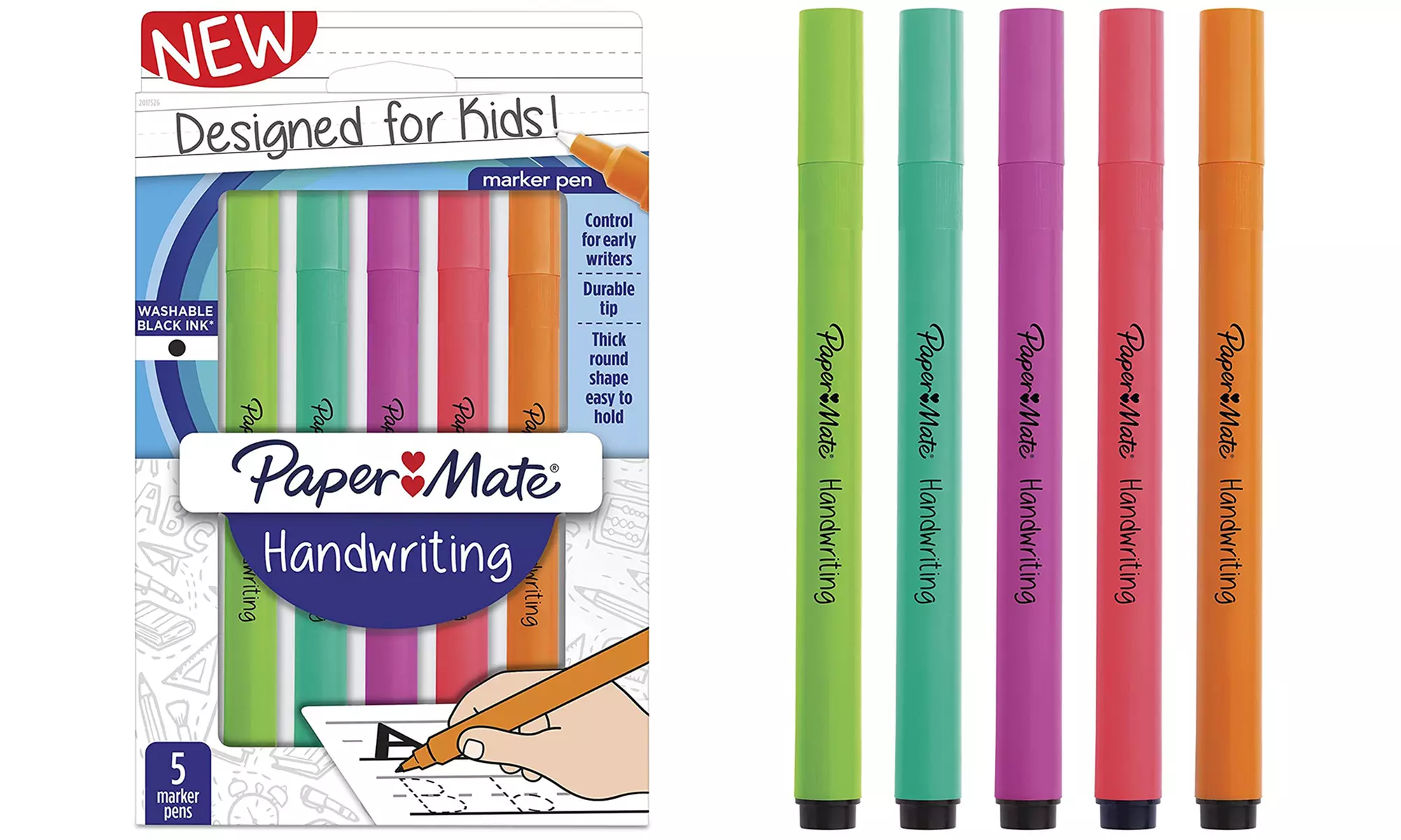 Paper Mate Five Handwriting Pens - Primary Image