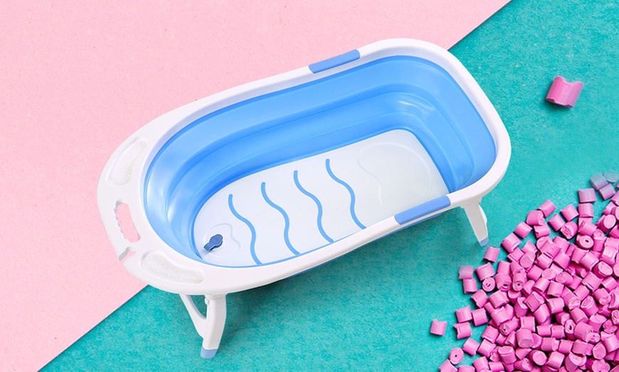 Image 6: Collapsible Baby Bathtub
