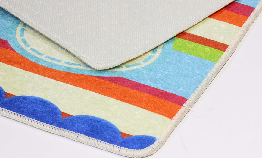 Image 7: Decorative Non-Slip Rug for Childrens Room