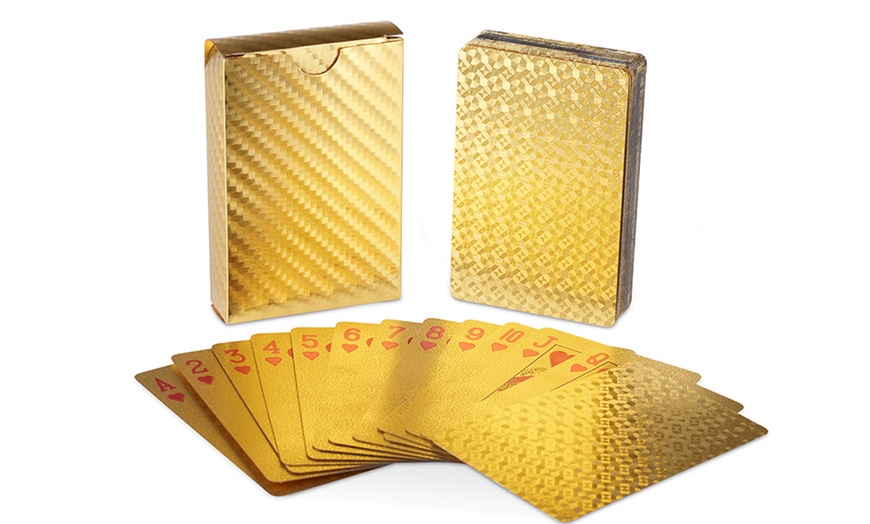 Image 4: Novelty Foil Playing Cards