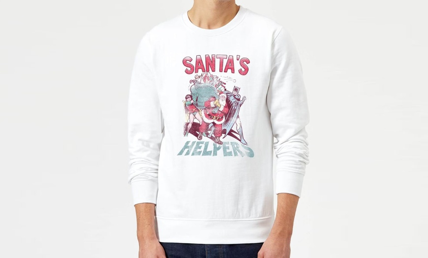 Image 1: DC Santa's Helpers Christmas Jumper