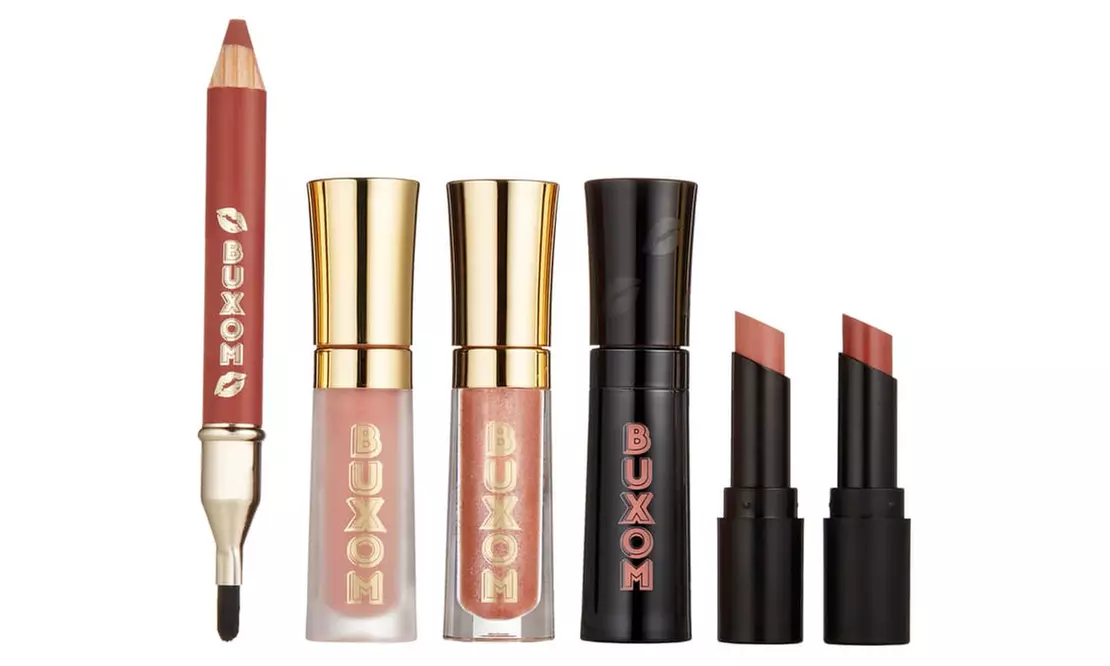 Buxom Black Tie Tease Lip Makeup Set (7-Piece) - Primary Image