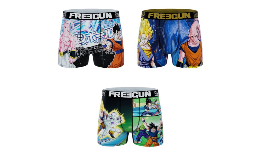 Image 3: Lot de 3 ou 4 boxers Freegun Dragon Ball Z