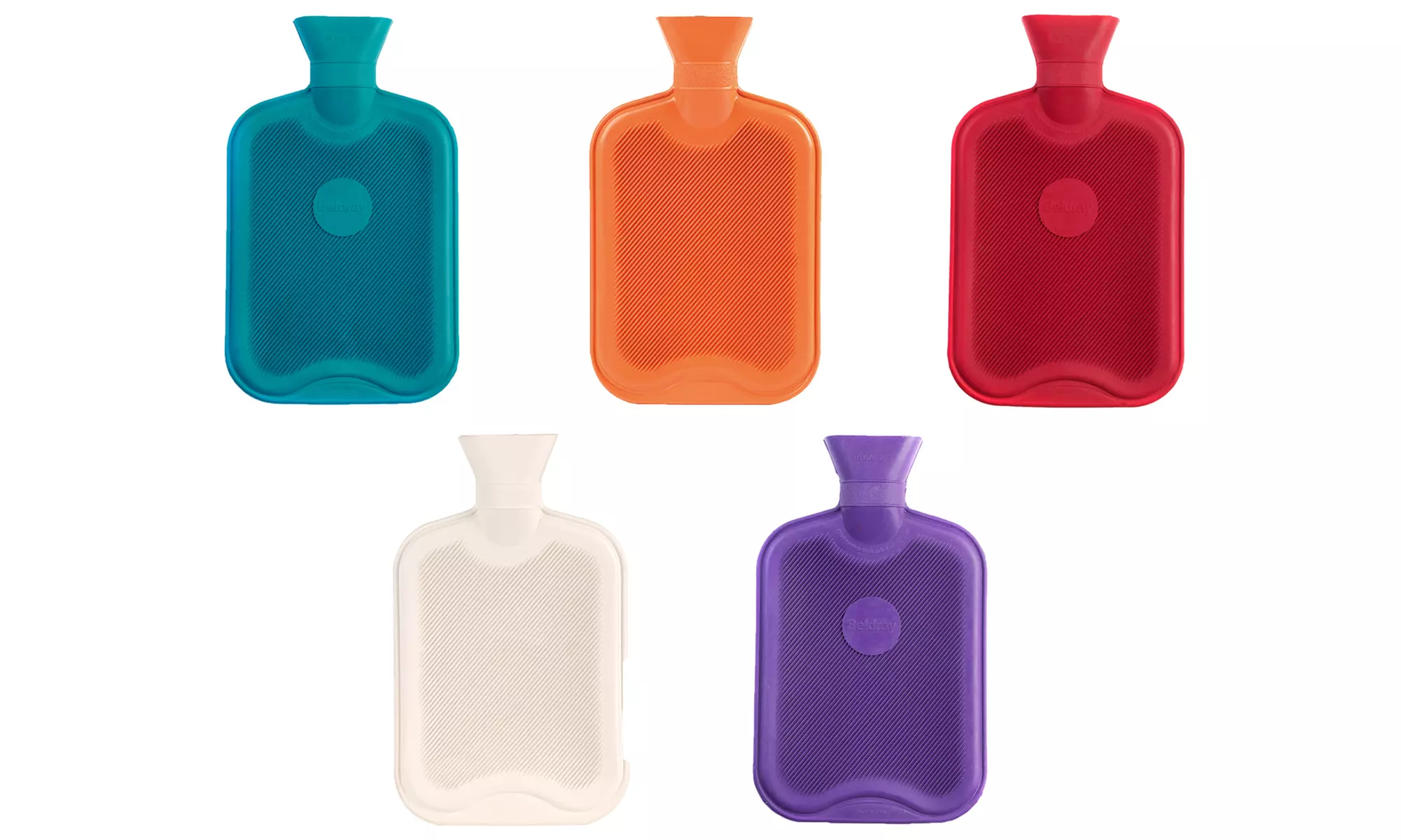 Lot de 2 bouillottes côtelées de 2 litres - Primary Image