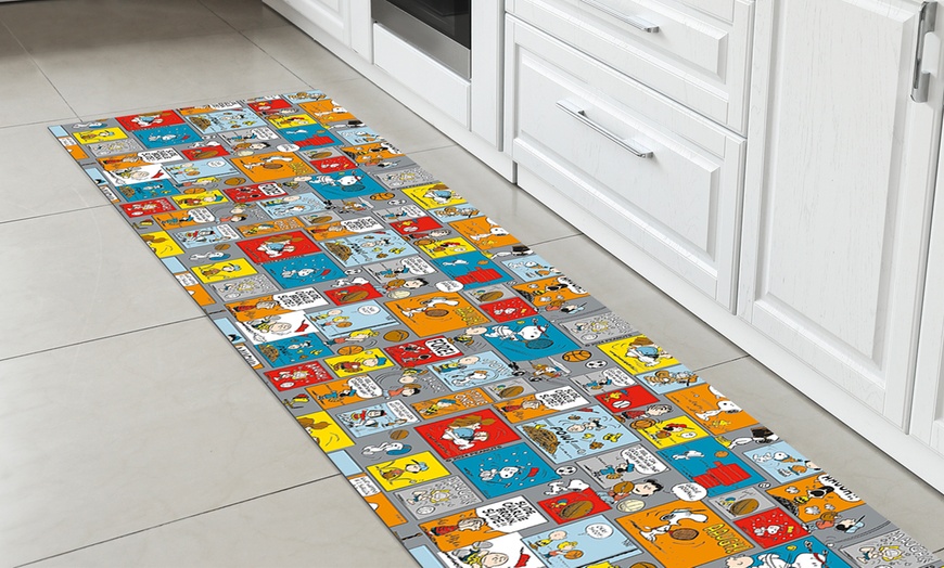 Image 6: Tapis de cuisine antidérapant Snoopy