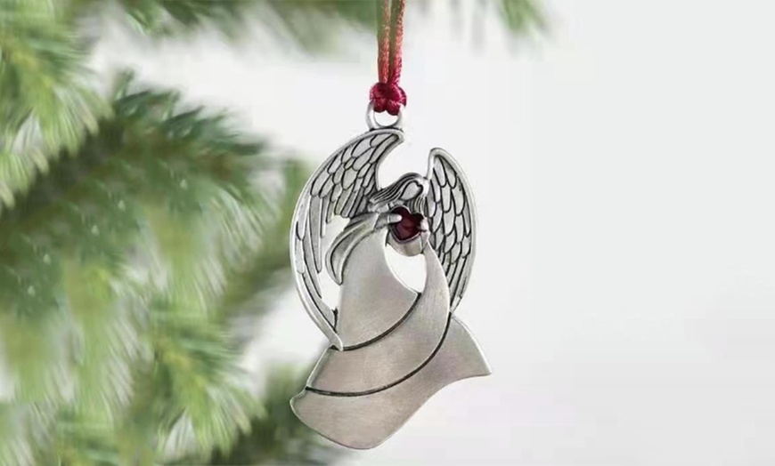 Image 2: Christmas Hanging Metal Ornament Tree Decorations