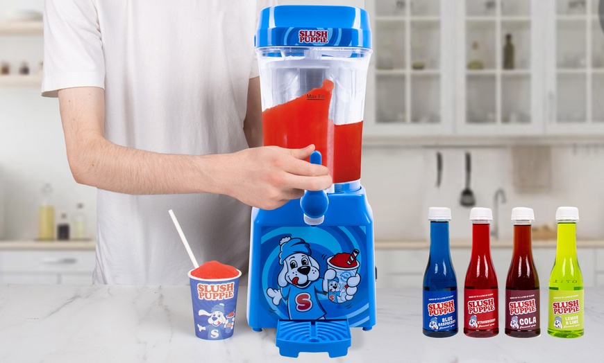 Image 1: Slush Puppie Machine with Four Flavour Syrup Pack