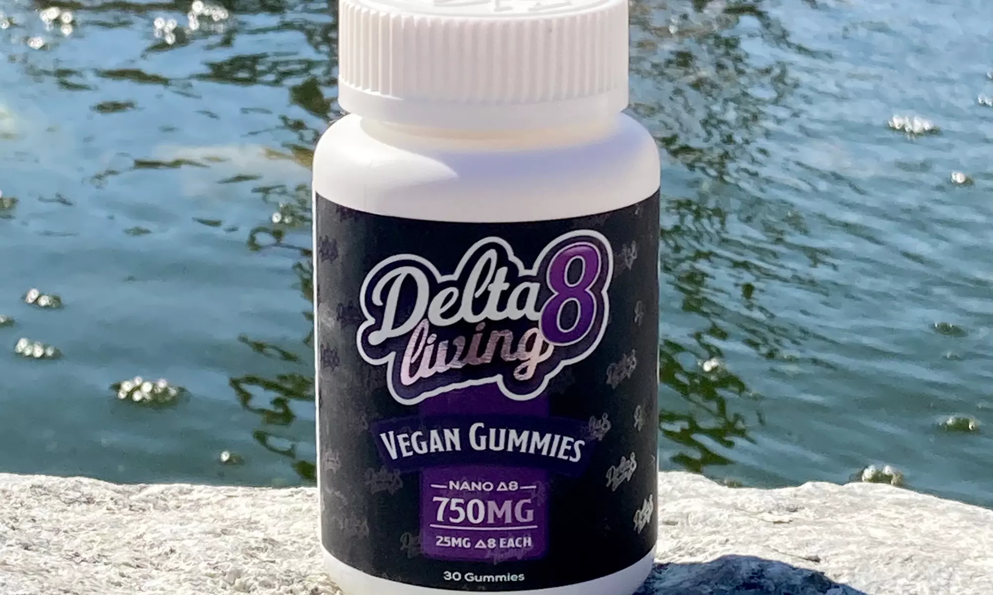 Delta 8 Living Vegan Gummies 750mg (25mg each Gummy) - VOUCHER TO REDEEM - Second Medium