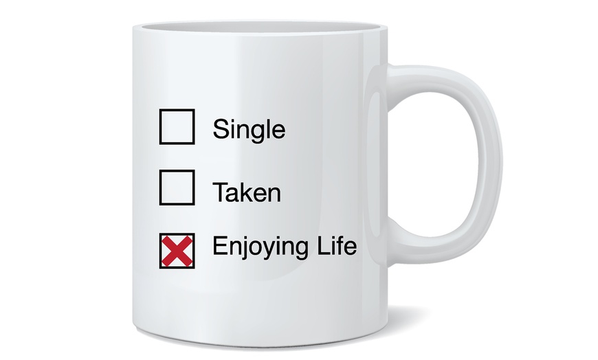 Image 8: Single Slogan Mug