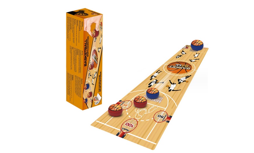 Image 2: Table Top Mini Indoor Bowling Curling Sports Games