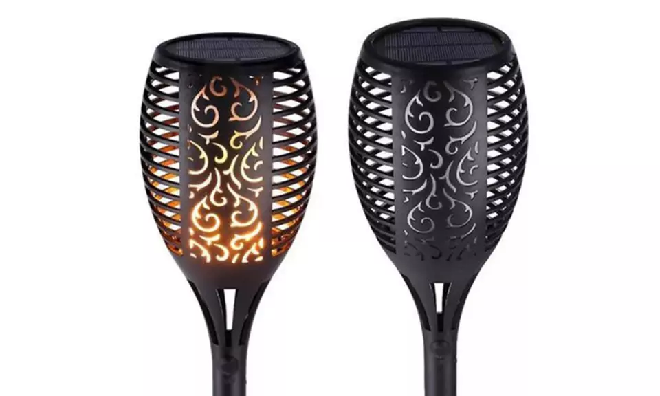 2x, 4x oder 8x Solar-Flammen-Licht