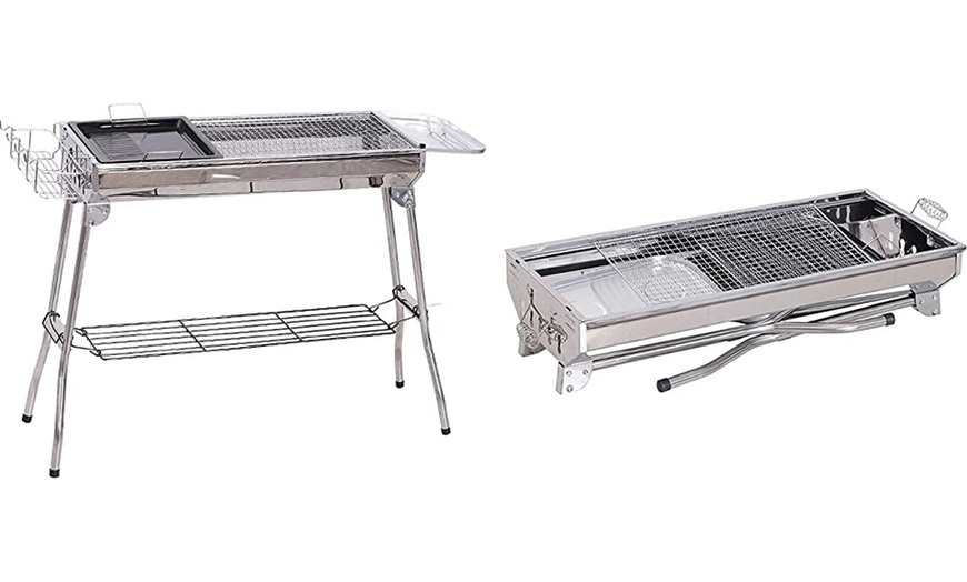 Image 15: Outsunny Portable BBQ Grill Range