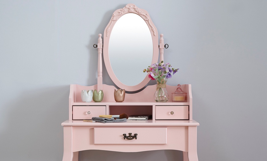 Image 2: Vintage-Style Dressing Table