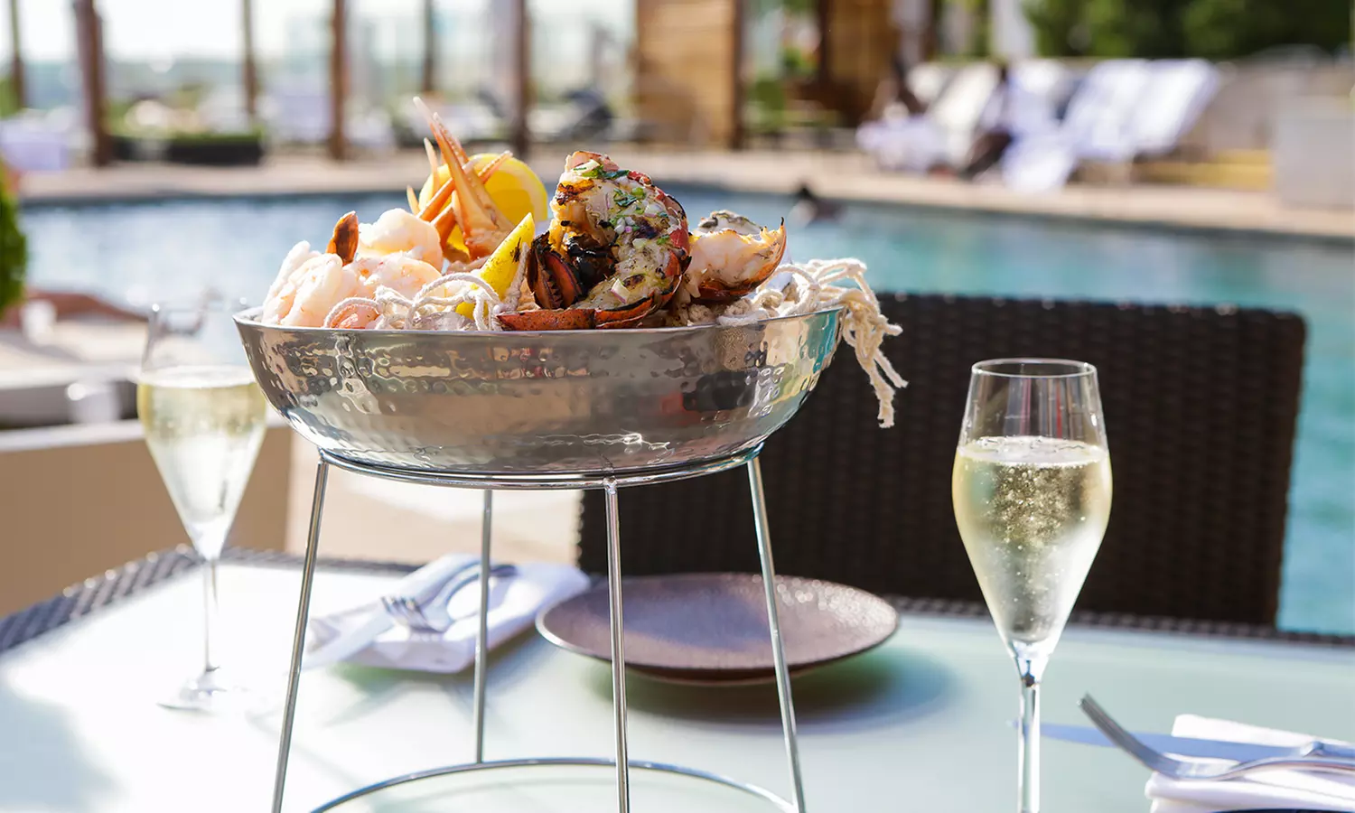 Three-Course Italian Meal with Pool Access for One or Two at The Four Seasons (Up to 40% Off) - Primary Image
