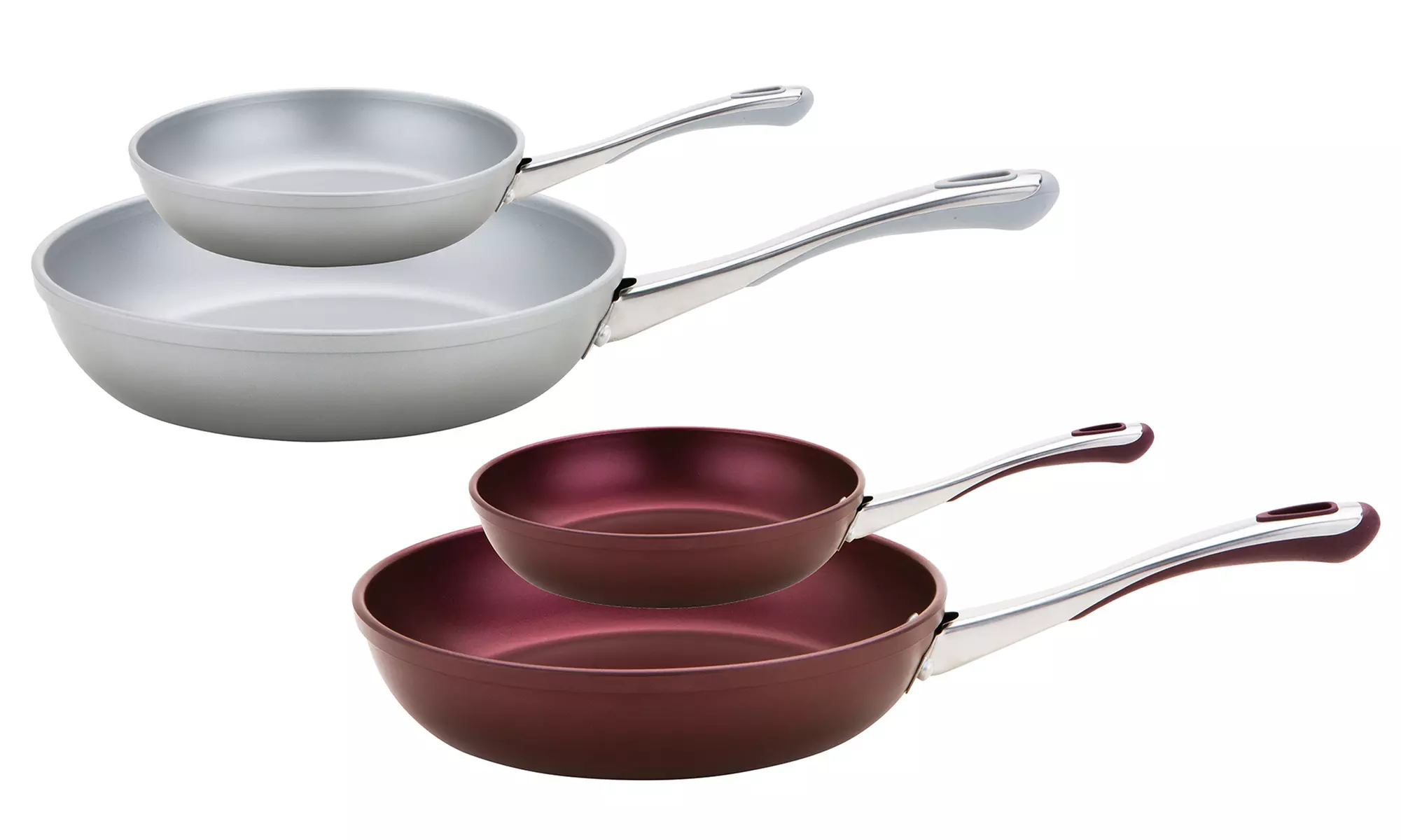 Prestige 20cm and 30cm Prism Frying Pan Twin-Pack in Choice of Colour With Free Delivery - Primary Image