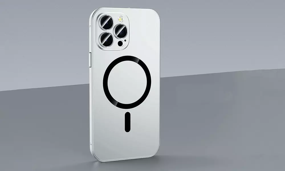 Coque protectrice en aluminium avec cadre magnétique MagSafe - Second Medium