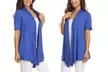 MOA Collection Women's Lightweight Short-Sleeve Cardigan. Plus Sizes Available. - Image 4