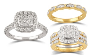 Diamond Bridal 3-Ring Set 