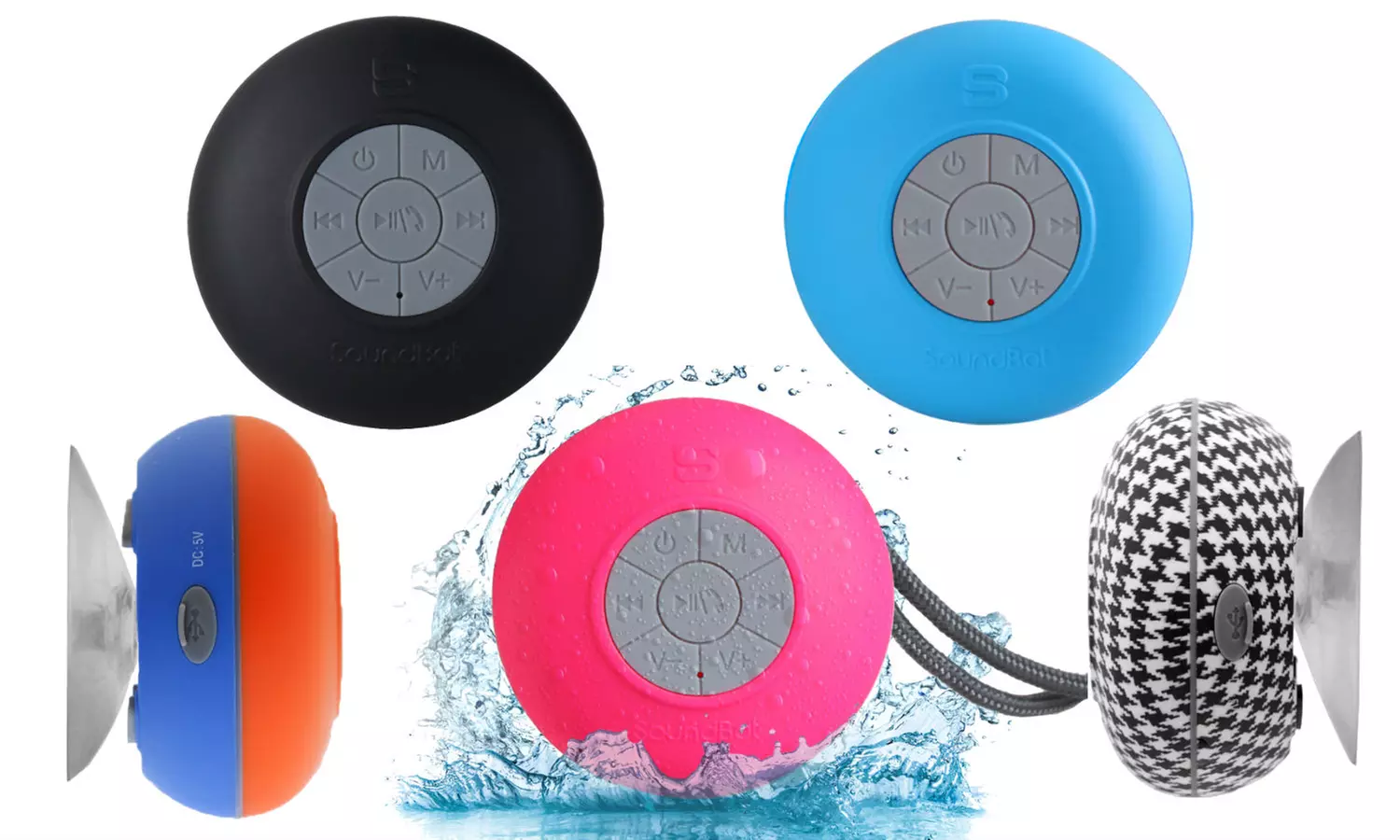 SoundBot SB510FM Water-Resistant Wireless Bluetooth Speaker with FM Radio & Hands-Free Talking - Primary Image