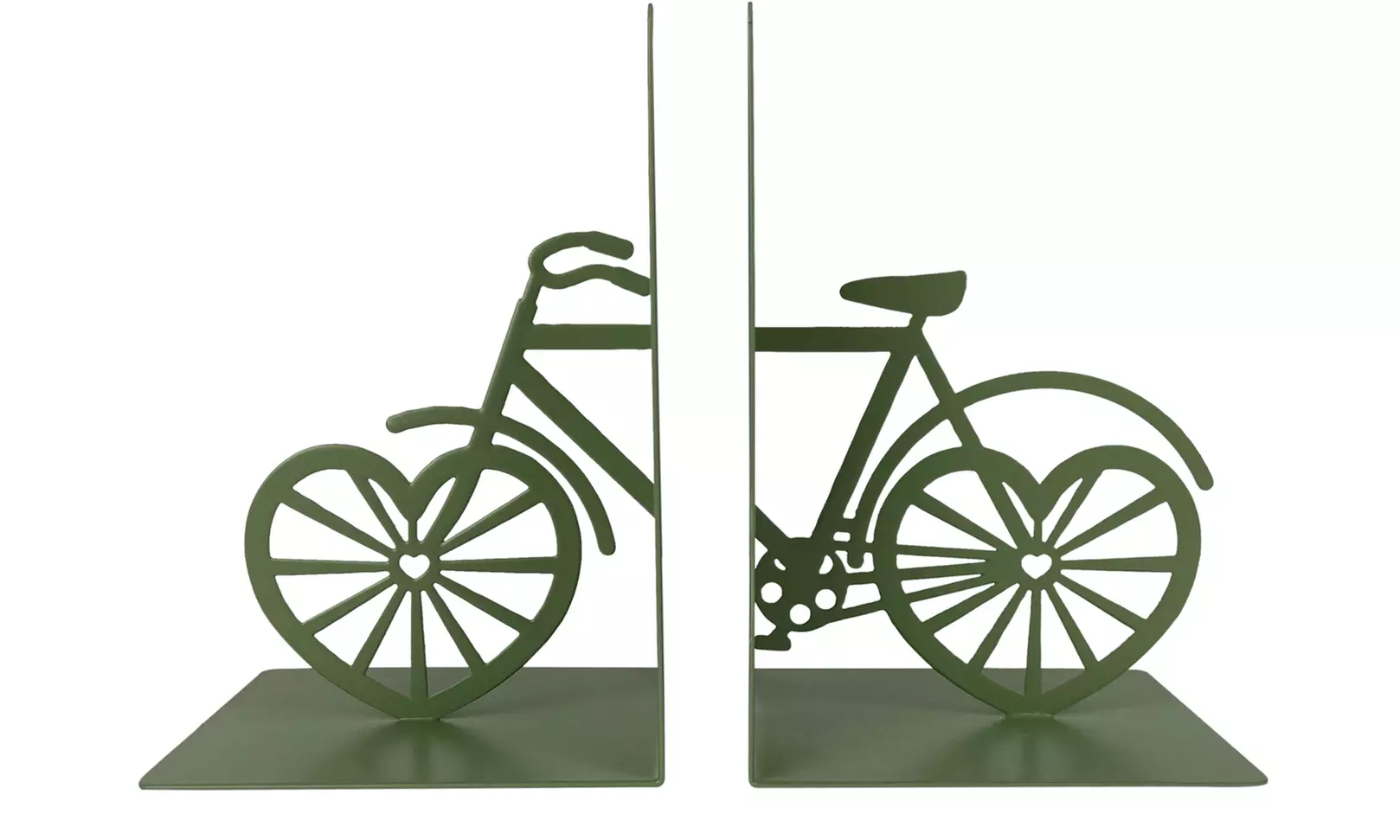 Coppia di fermalibri da mensola