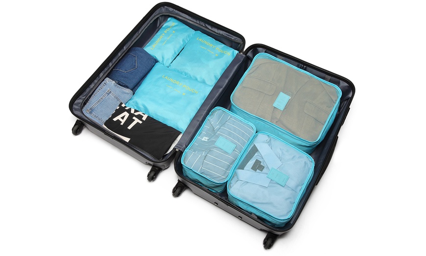 Image 5: Six-Piece Luggage Organiser Set