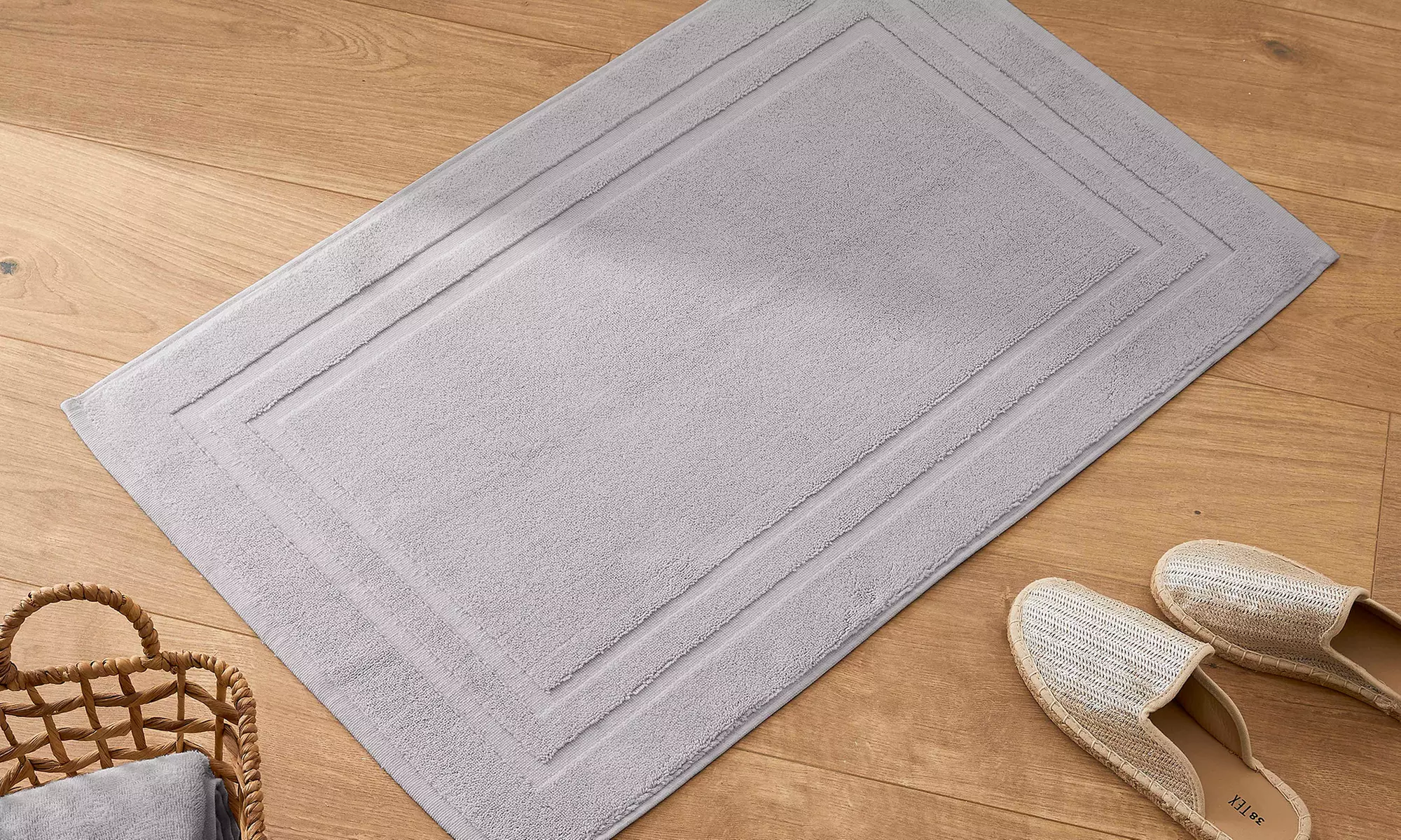 Tapis de bain en coton