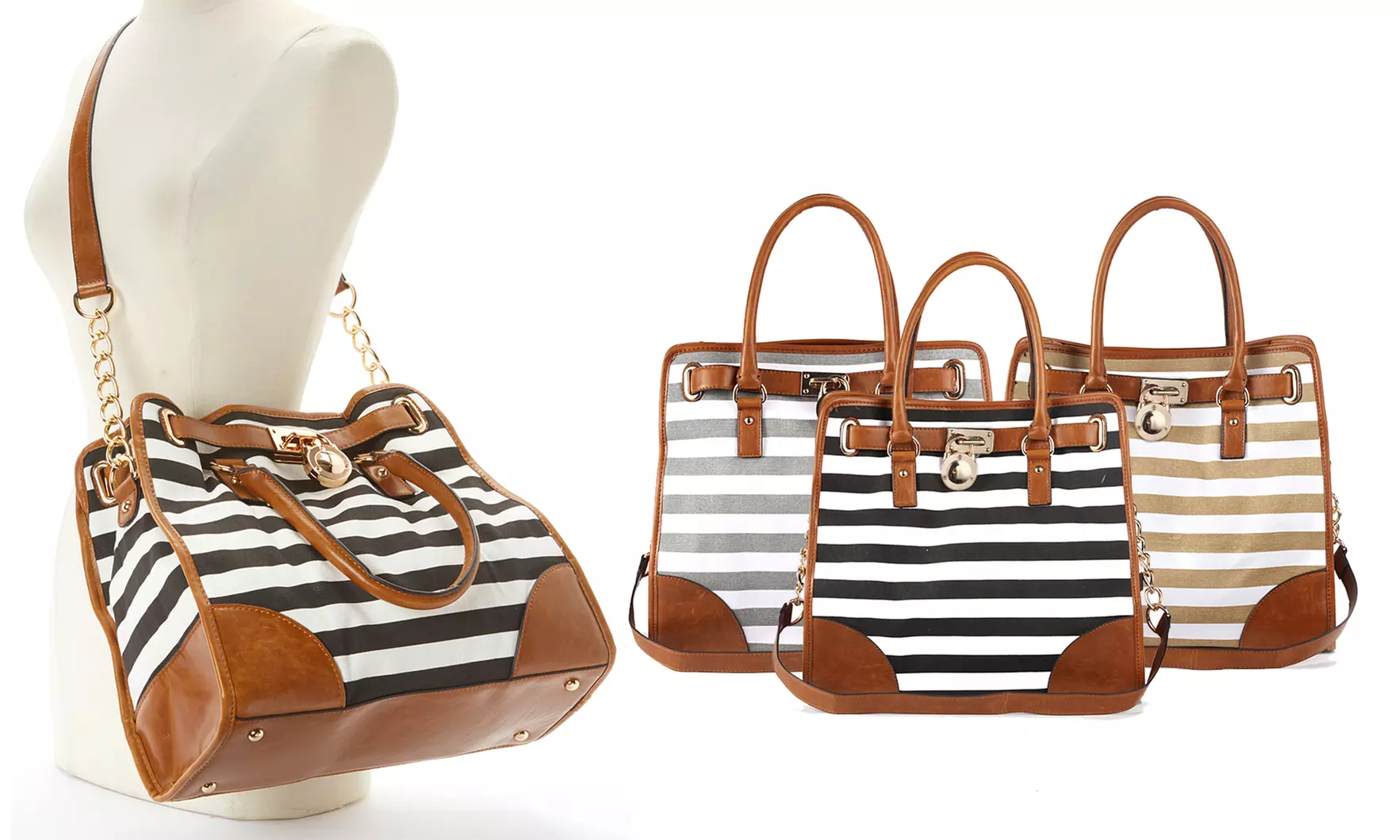 MKF Collection Padlock Satchel - Primary Image