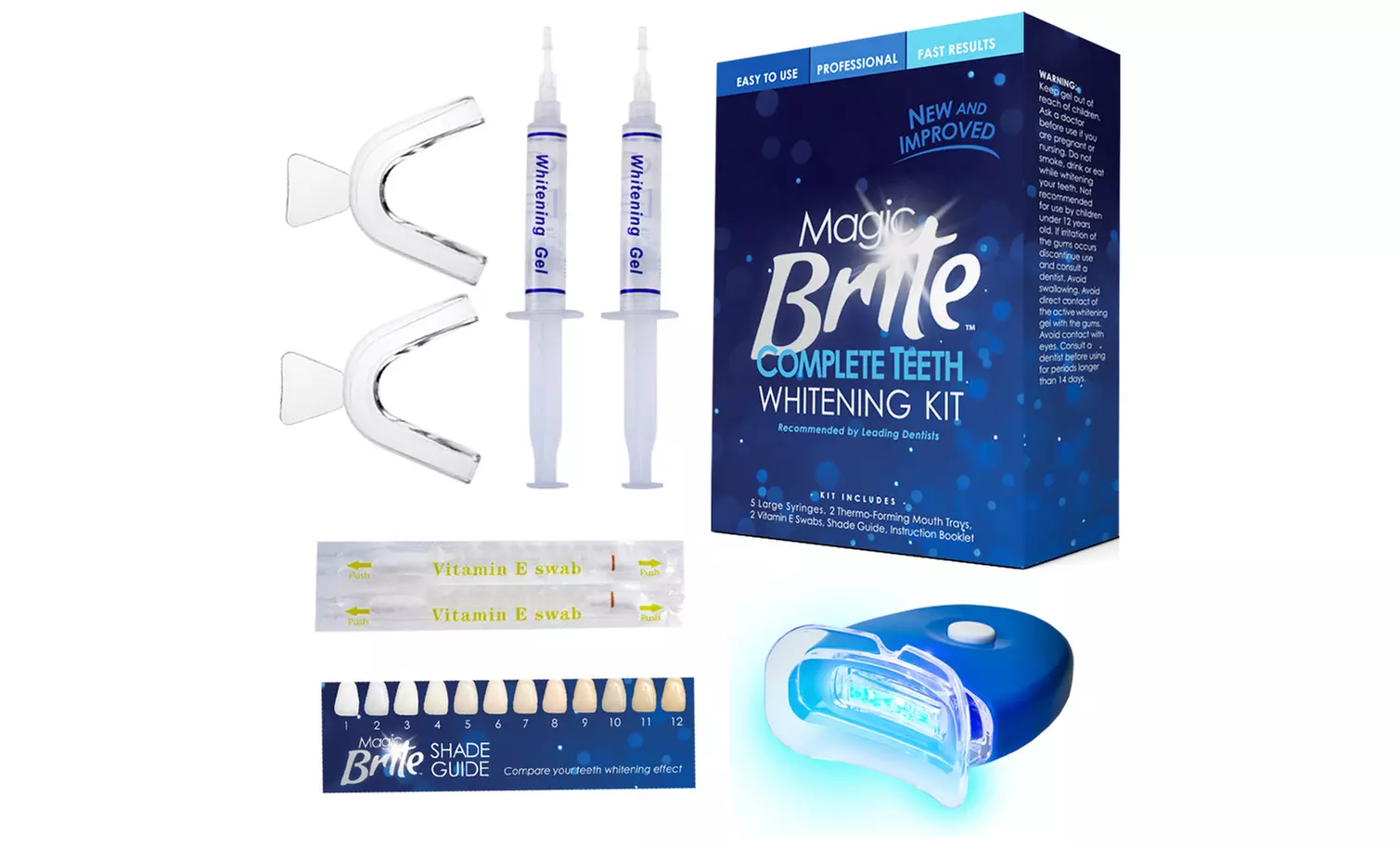 MagicBrite LED Teeth-Whitening Kit (11-Piece) - Image 3