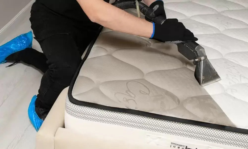 Image 1: Single, Double, Queen, or King Mattress Deep Clean and Sanitization