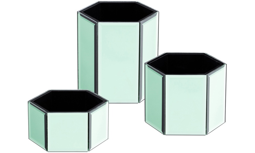 Image 4: Glass Cosmetic Pot Set