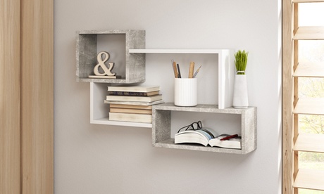 Mensola a muro Selsey Living in piastra laminata disponibile in 2 colori