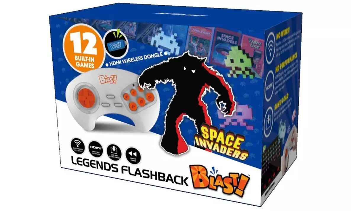 Flashback Blast! Plug and Play Controller Atari, Bandai Namco, or Space Invaders
 - Second Medium