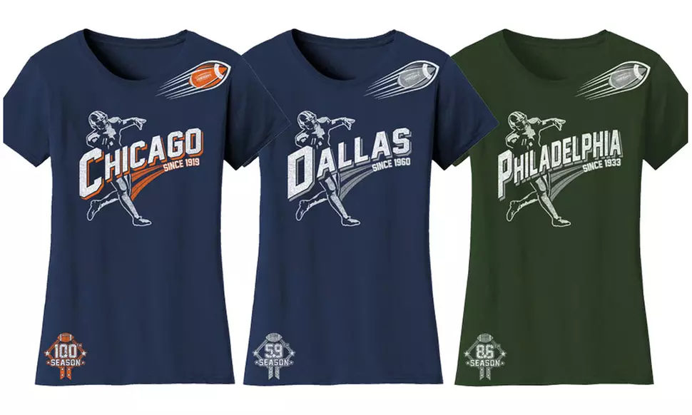 Women's Ballers Football T-Shirts. Plus Sizes Available. - Primary Image
