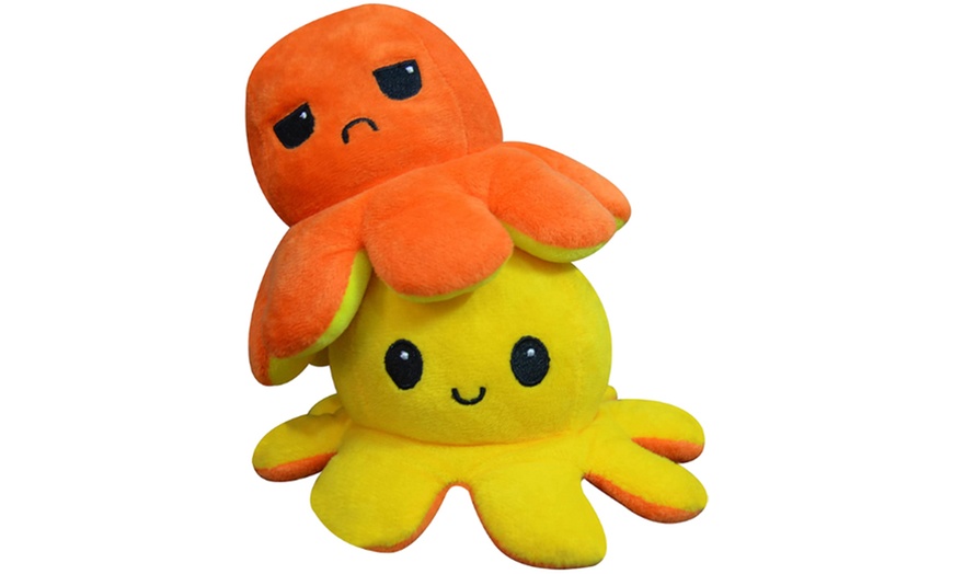 Image 19: Reversible Plush Octopus Toy