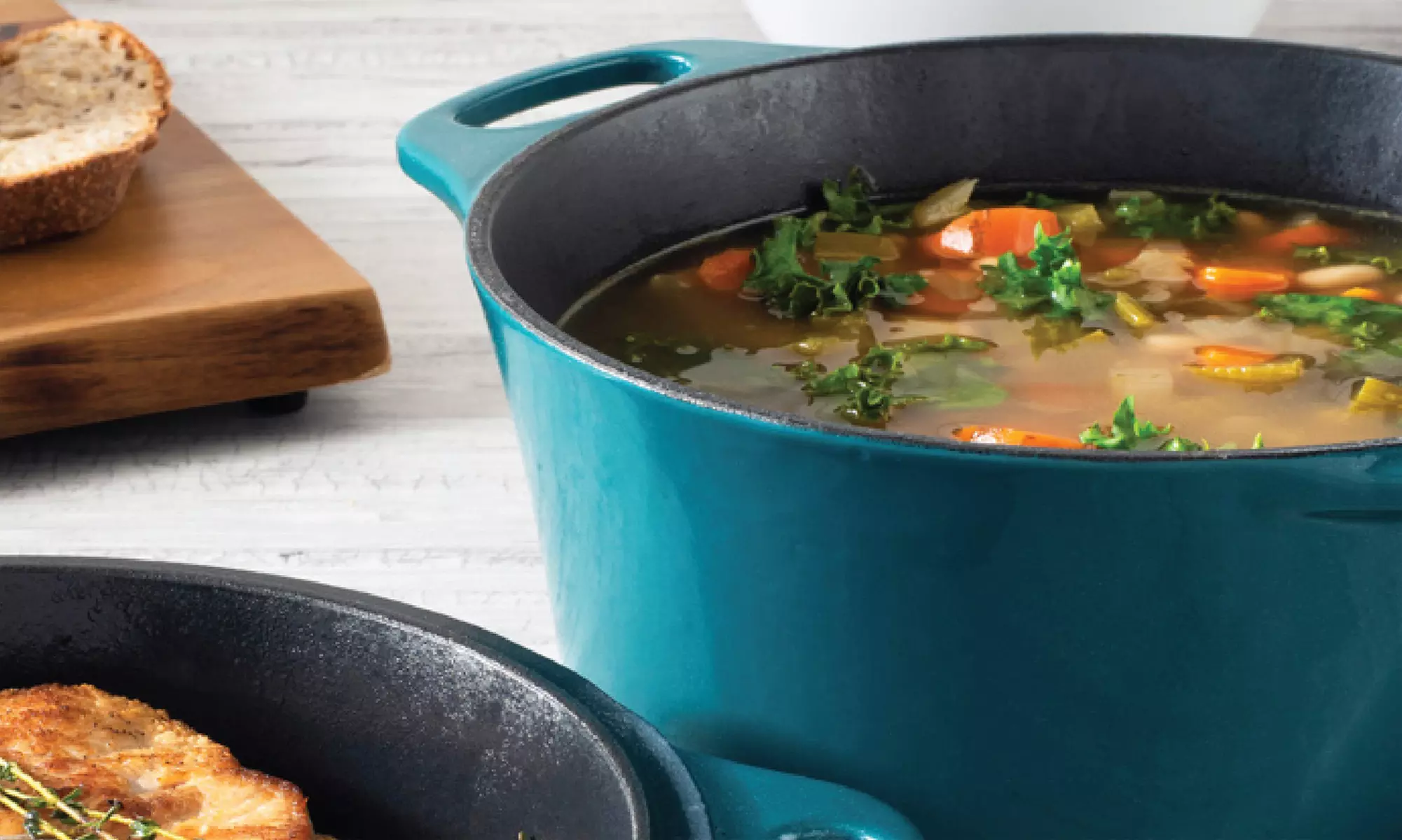 Rachael Ray Cast Iron Dutch Oven or Casserole Pan - Second Medium