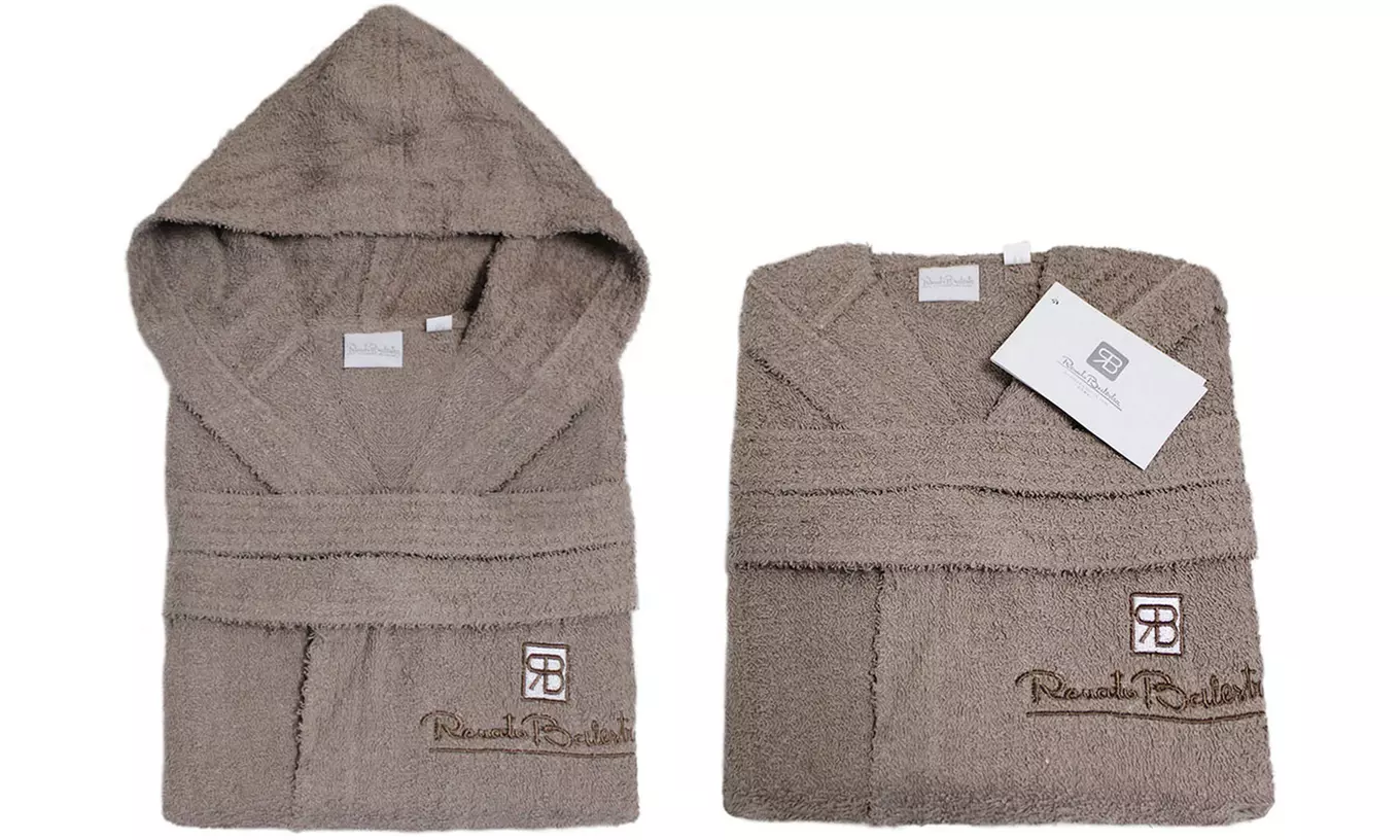 Accappatoio unisex in spugna Renato Balestra