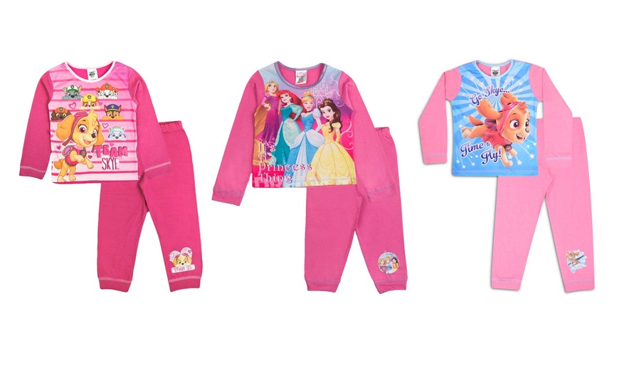 Image 1: Girls' Characters Pyjamas