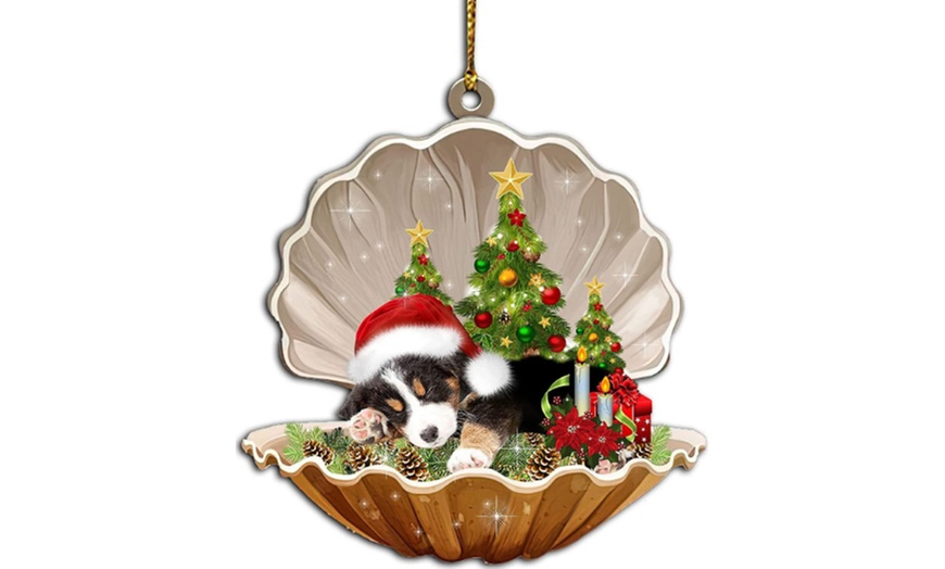 Image 9: Sleeping Dog-Design Hanging Ornament