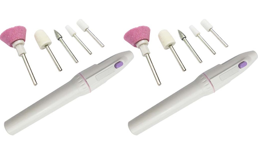 Image 2: One or Two 5-in-1 Electric Nail Devices