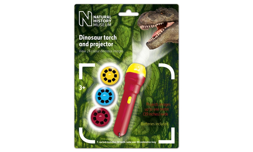 Image 1: Dinosaur Torch and Projector