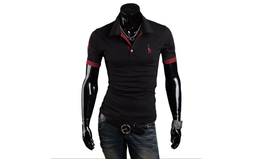 Image 4: Two-Pack Men's Polo T-Shirts