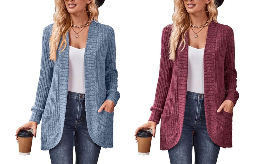 Image 15: Cardigan en tricot 