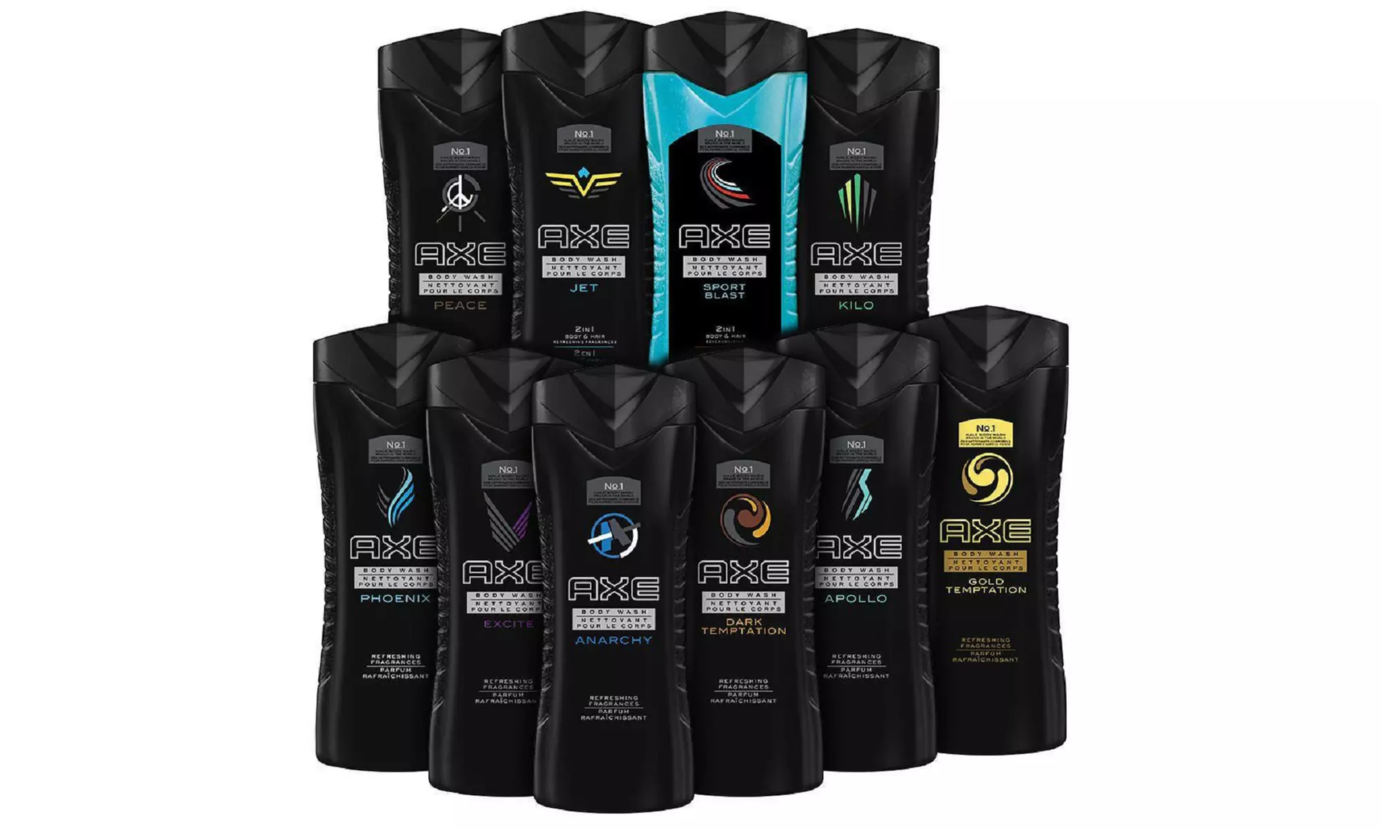 AXE Shower Gels (10-Pack; 8.45Fl.Oz.) - Primary Image