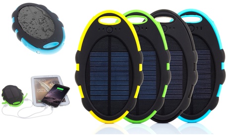Powerbank con pannello solare disponibile in 4 colori