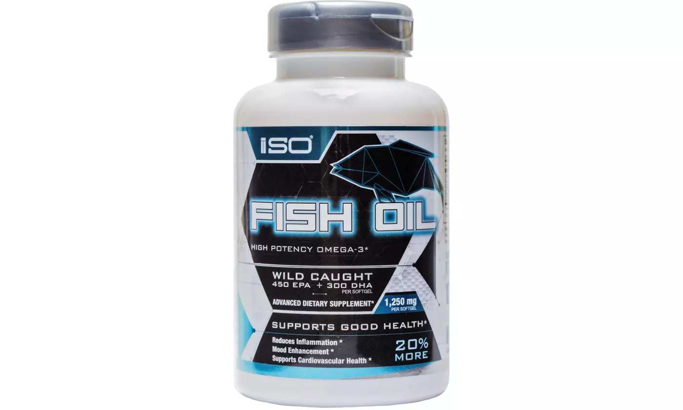 ISO Wild Caught Fish Oil Supplement (72 Servings) - Second Medium