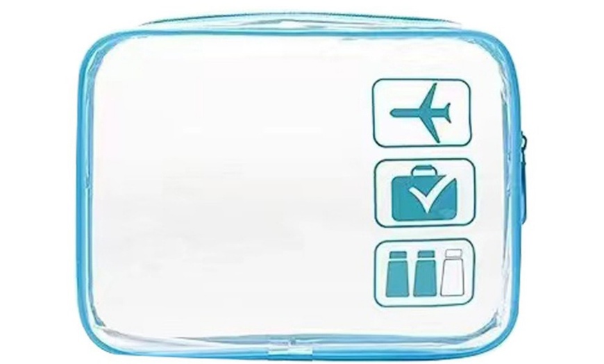Image 14: Transparent Travel Toiletries Storage Bag 